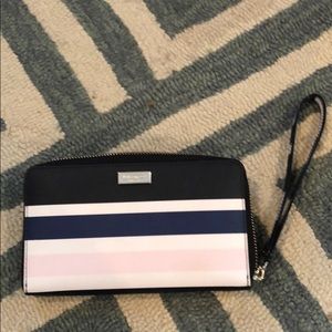 Kate Spade striped wallet